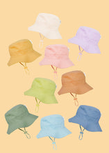 Load image into Gallery viewer, Cotton Sun Hat: Peony / Medium