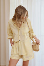 Load image into Gallery viewer, Peta Oversized shirt -faded sun check