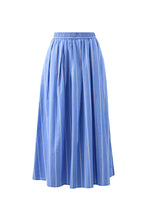 Load image into Gallery viewer, Florence Maxi Skirt - Blue white stripe