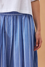 Load image into Gallery viewer, Florence Maxi Skirt - Blue white stripe