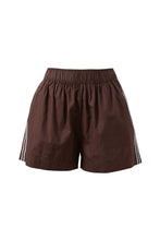 Load image into Gallery viewer, Mila Short -chocolate side stripe