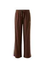 Load image into Gallery viewer, Gigi Wide Leg Terry Track pant - Chocolate