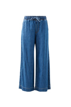 Load image into Gallery viewer, ANDIE WIDE LEG DRAWSTRING PANT - FRESH INDIGO