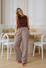 Load image into Gallery viewer, Resort Pant - chocolate gingham