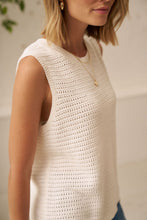 Load image into Gallery viewer, Maddy Mesh Knit Tank