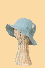 Load image into Gallery viewer, Cotton Sun Hat: Eucalyptus / Medium