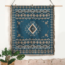 Load image into Gallery viewer, 'Let It Be' Woven Picnic Rug/Throw: Regular 130x160cm