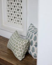 Load image into Gallery viewer, Hera Celadon Moss Cushion 35 x 55cm