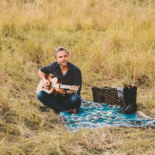 Load image into Gallery viewer, 'Let It Be' Woven Picnic Rug/Throw: Regular 130x160cm