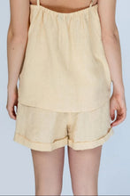 Load image into Gallery viewer, Clementine Linen Shorts - Soft Butter