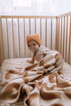 Load image into Gallery viewer, Organic Cotton Knitted Blanket: Bloom