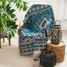 Load image into Gallery viewer, 'Let It Be' Woven Picnic Rug/Throw: Regular 130x160cm