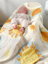Load image into Gallery viewer, Organic Muslin Swaddle - Sunny Day (Limited Edition): Sunny Day