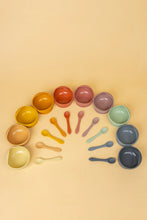 Load image into Gallery viewer, Silicone Bowl + Spoon Set