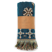 Load image into Gallery viewer, 'Let It Be' Woven Picnic Rug/Throw: Regular 130x160cm