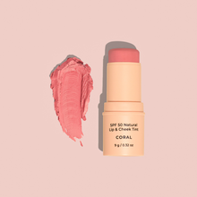 Load image into Gallery viewer, SPF 50 Natural Lip & Cheek Tint - Coral