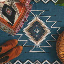 Load image into Gallery viewer, 'Let It Be' Woven Picnic Rug/Throw: Regular 130x160cm