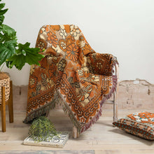 Load image into Gallery viewer, 'Penny Lane' Woven Picnic Rug/Throw: Regular 130x160cm