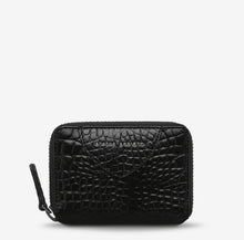 Load image into Gallery viewer, Status Anxiety - wayward - black croc emboss