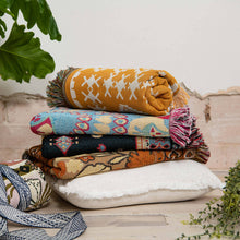 Load image into Gallery viewer, 'Penny Lane' Woven Picnic Rug/Throw: Regular 130x160cm