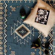 Load image into Gallery viewer, 'Let It Be' Woven Picnic Rug/Throw: Regular 130x160cm