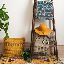 Load image into Gallery viewer, 'Hey Jude' Woven Picnic Rug/Throw: Regular 130x160cm