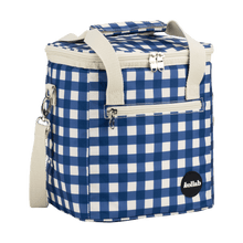 Load image into Gallery viewer, Mini Cooler Blue Check