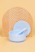 Load image into Gallery viewer, Silicone Suction Bowl with lid + Spoon Set: Blossom