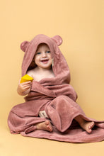 Load image into Gallery viewer, Hooded Towel: Dusky Blue
