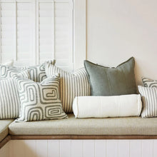 Load image into Gallery viewer, Drift Cushion - White/Natural - 50 x50cm