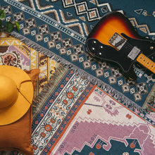 Load image into Gallery viewer, 'Let It Be' Woven Picnic Rug/Throw: Regular 130x160cm