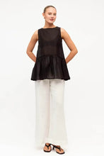 Load image into Gallery viewer, Sia Sheer Peplum Top
