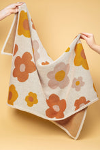 Load image into Gallery viewer, Organic Cotton Knitted Blanket: Bloom