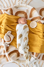 Load image into Gallery viewer, Organic Cotton Knitted Blanket: Bloom