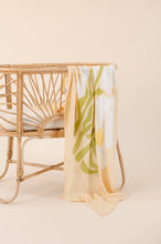 Load image into Gallery viewer, Organic Muslin Swaddle - Fleur Warm Oat (Limited Edition): Fleur - Warm Oat