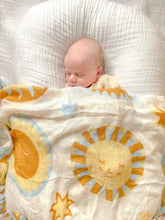 Load image into Gallery viewer, Organic Muslin Swaddle - Sunny Day (Limited Edition): Sunny Day