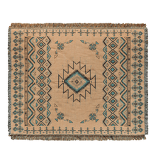 Load image into Gallery viewer, 'Let It Be' Woven Picnic Rug/Throw: Regular 130x160cm