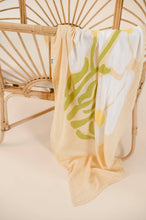 Load image into Gallery viewer, Organic Muslin Swaddle - Fleur Warm Oat (Limited Edition): Fleur - Warm Oat
