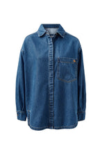 Load image into Gallery viewer, Gwynne Shirt - Fresh Indigo