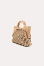 Load image into Gallery viewer, Peru Top Handle Weave Clutch - Natural