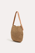Load image into Gallery viewer, Large Paper Weave Tote - Camel