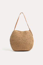 Load image into Gallery viewer, Large Paper Weave Tote - Camel