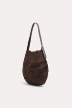 Load image into Gallery viewer, Large Paper Weave Tote - CHocolate