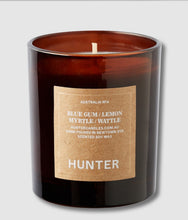 Load image into Gallery viewer, Hunter candle- AUSTRALIA / BLUE GUM + LEMON MYRTLE + WATTLE