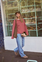 Load image into Gallery viewer, Beau Long Sleeve Slouchy Tee