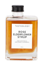 Load image into Gallery viewer, Tasteology- Rose and Elderflower syrup