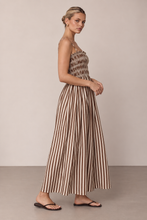 Load image into Gallery viewer, Marlow Stripe Cotton Maxi Dress
