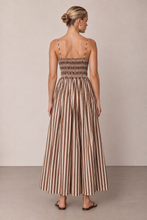 Load image into Gallery viewer, Marlow Stripe Cotton Maxi Dress
