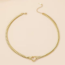 Load image into Gallery viewer, Heart of Gold Necklace