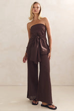 Load image into Gallery viewer, Strapless Tie-Front Set